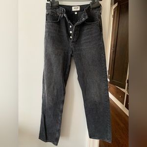Agolde High Rise Straight Jeans
